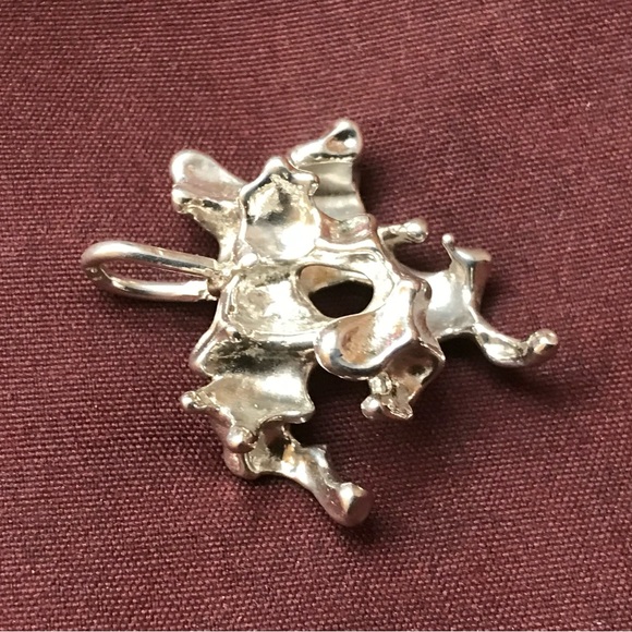 Sterling Silver Large Free Form Pendant - Picture 16 of 16